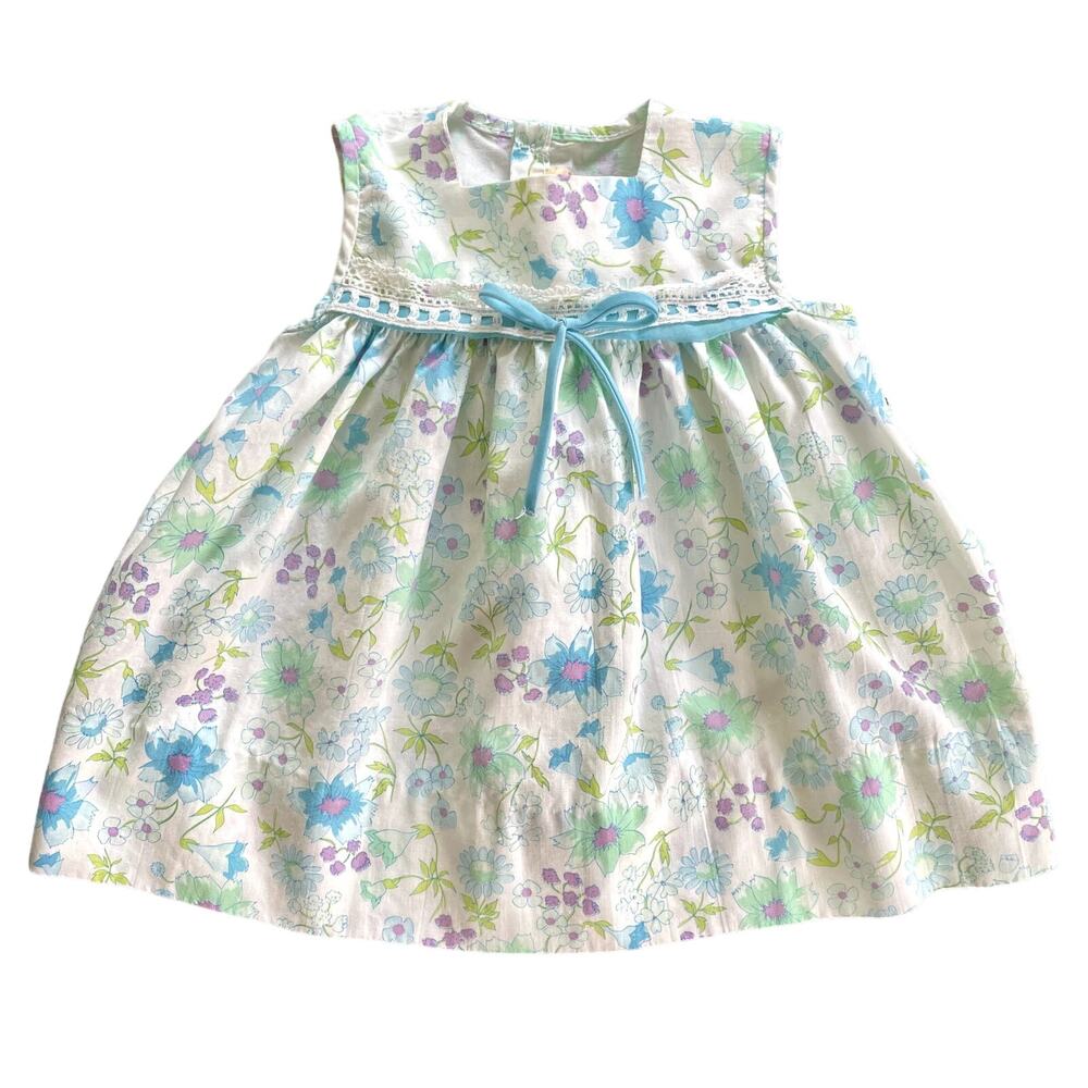 Vintage Toddler's Girl's Children's Floral Dress